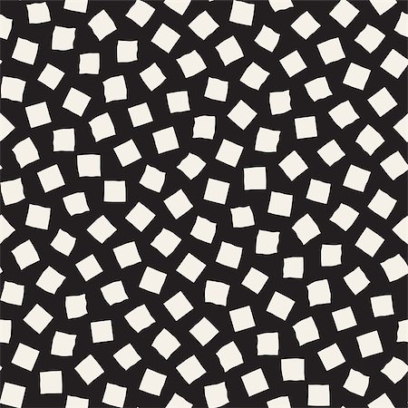 simsearch:400-08403491,k - Stylish Doodle Scattered Shapes. Artistic Hand Drawn Texture. Vector Seamless Black And White Freehand Pattern Foto de stock - Super Valor sin royalties y Suscripción, Código: 400-08956326