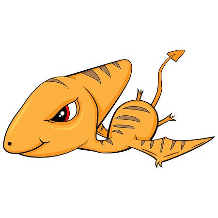 simsearch:400-08956391,k - Illustration of Cute Cartoon of Baby Pterodactyl Dinosaur. Vector EPS8. Stock Photo - Budget Royalty-Free & Subscription, Code: 400-08956392