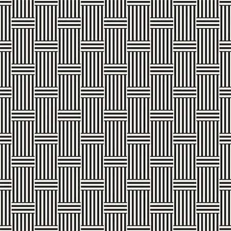 simsearch:400-09045556,k - Abstract Geometric Pattern With Stripes Lattice. Seamless Vector Background. Monochrome Stylish Texture. Stockbilder - Microstock & Abonnement, Bildnummer: 400-08956995