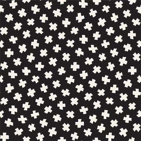 simsearch:400-08403491,k - Vector Seamless Pattern. Abstract Background With Scattered Geometric Shapes. Monochrome Hand Drawn Texture Foto de stock - Super Valor sin royalties y Suscripción, Código: 400-08957005