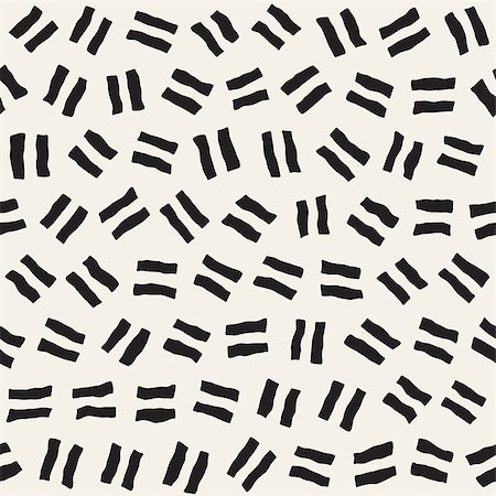 simsearch:400-08957079,k - Vector Seamless Pattern. Abstract Background With Scattered Geometric Shapes. Monochrome Hand Drawn Texture Fotografie stock - Microstock e Abbonamento, Codice: 400-08957006