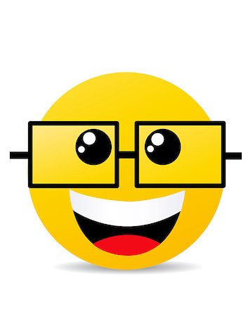 simsearch:400-08619521,k - Modern yellow laughing happy smile Foto de stock - Super Valor sin royalties y Suscripción, Código: 400-08957293
