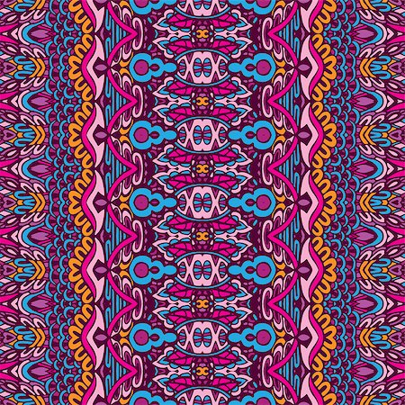 simsearch:400-08997727,k - Tribal vintage ethnic seamless geometric striped pattern Photographie de stock - Aubaine LD & Abonnement, Code: 400-08957534