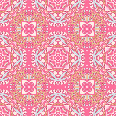 simsearch:400-08959581,k - Vector ornamental tribal Abstract Seamless vintage Pattern Stock Photo - Budget Royalty-Free & Subscription, Code: 400-08957533