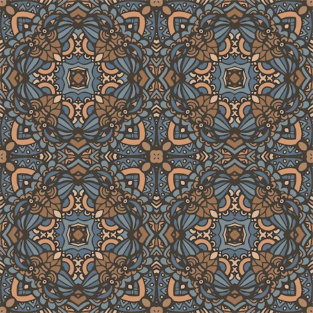 simsearch:400-08807079,k - abstract geometric tiles bohemian ethnic seamless pattern ornamental. Hand drawn graphic print Stock Photo - Budget Royalty-Free & Subscription, Code: 400-08957541