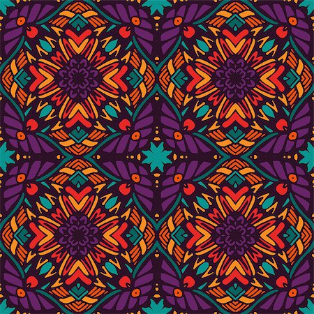 simsearch:400-08997727,k - Abstract Tribal vintage ethnic seamless pattern ornamental Photographie de stock - Aubaine LD & Abonnement, Code: 400-08957554