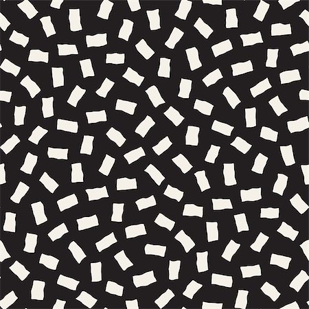 simsearch:400-08957079,k - Vector Seamless Pattern. Abstract Background With Scattered Geometric Shapes. Monochrome Hand Drawn Texture Fotografie stock - Microstock e Abbonamento, Codice: 400-08957767