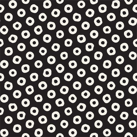 simsearch:400-08403491,k - Stylish Doodle Scattered Shapes. Artistic Hand Drawn Texture. Vector Seamless Black And White Freehand Pattern Foto de stock - Super Valor sin royalties y Suscripción, Código: 400-08957808