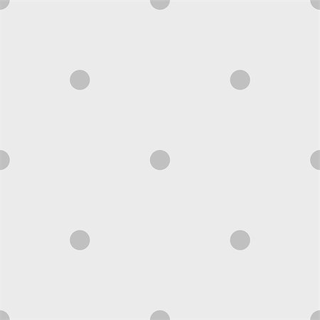 simsearch:400-07428310,k - Tile polka dots grey vector pattern for decoration wallpaper background Stock Photo - Budget Royalty-Free & Subscription, Code: 400-08957891