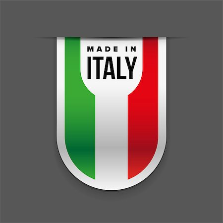 Made in Italy flag ribbon vector Foto de stock - Super Valor sin royalties y Suscripción, Código: 400-08958030