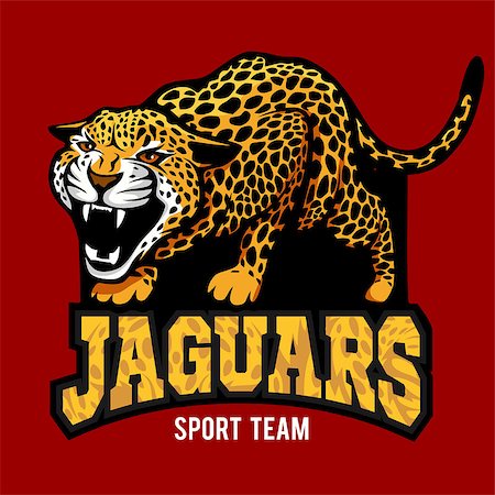 simsearch:400-08677505,k - jaguar mascot - emblem for sport team on red Stock Photo - Budget Royalty-Free & Subscription, Code: 400-08958581