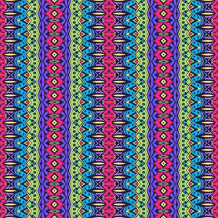 ethnic tribal festive pattern for fabric. Abstract geometric striped colorful seamless pattern ornamental. Photographie de stock - Aubaine LD & Abonnement, Code: 400-08959580