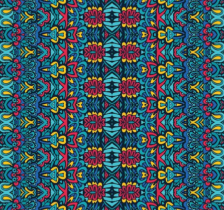 simsearch:400-08997727,k - ethnic striped fashion pattern for fabric. Abstract geometric mosaic vintage seamless pattern ornamental. Photographie de stock - Aubaine LD & Abonnement, Code: 400-08959614