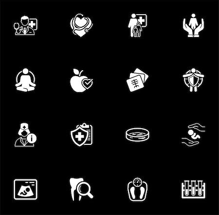 Medical and Health Care Icons Set. Flat Design. Isolated Illustration. Stock Photo - Budget Royalty-Free & Subscription, Code: 400-08965968