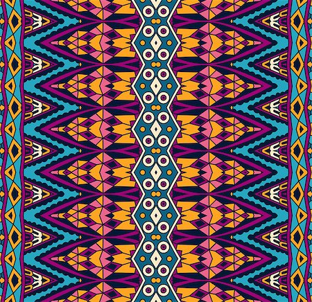 simsearch:400-08997727,k - Seamless geometric color striped pattern background. ethnic tribe style fabric design Photographie de stock - Aubaine LD & Abonnement, Code: 400-08966072