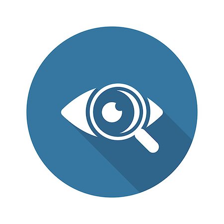 Ophthalmology and Medical Services Icon. Flat Design. Isolated. Stock Photo - Budget Royalty-Free & Subscription, Code: 400-08966296