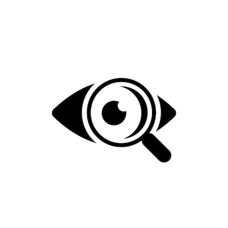 Ophthalmology and Medical Services Icon. Flat Design. Isolated. Stock Photo - Budget Royalty-Free & Subscription, Code: 400-08966557