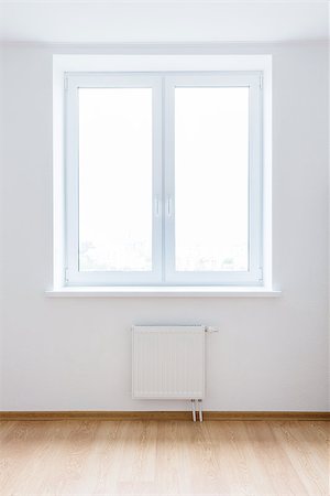 simsearch:400-08968002,k - white empty room with window Fotografie stock - Microstock e Abbonamento, Codice: 400-08967985