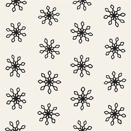 simsearch:400-08403491,k - Vector seamless freehand pattern. Abstract background with floral brush strokes. Monochrome hand drawn texture Foto de stock - Super Valor sin royalties y Suscripción, Código: 400-08960016