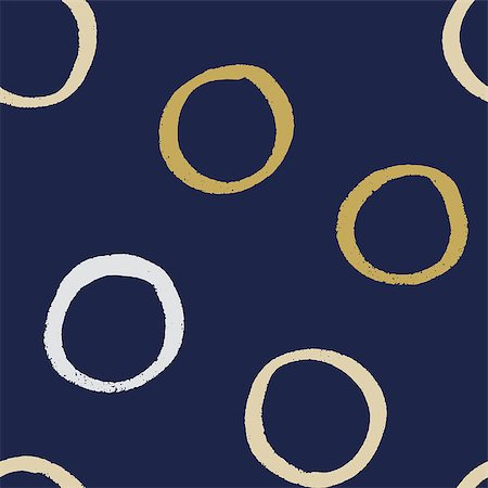 pattern how to draw casual clothes - Seamless modern dark blue doodle circle texture made with dry brush and ink. Vector illustration. Stock Photo - Budget Royalty-Free & Subscription, Code: 400-08960988