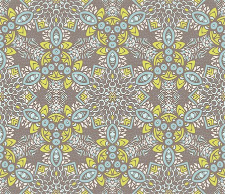 simsearch:400-08616384,k - Abstract blue geometric mosaic vintage ethnic seamless pattern Stockbilder - Microstock & Abonnement, Bildnummer: 400-08961468