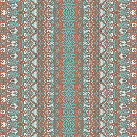 simsearch:400-08616384,k - Abstract indian mosaic motif seamless pattern. Bohemian Geometric print Stockbilder - Microstock & Abonnement, Bildnummer: 400-08961462