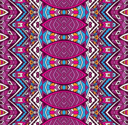 simsearch:400-08997727,k - ethnic pattern for fabric. Abstract geometric colorful seamless pattern ornamental. bright multicolor tribal style design Photographie de stock - Aubaine LD & Abonnement, Code: 400-08961484