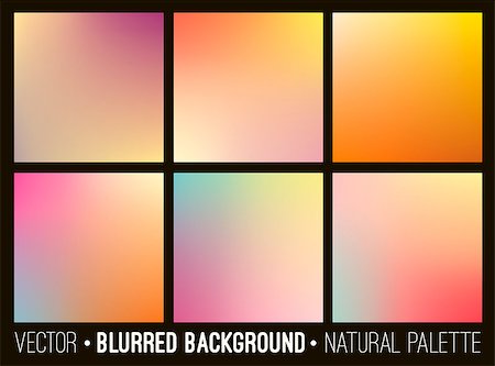 poster background, nature - Blurred abstract backgrounds set. Smooth template design for creative decor covers, banners and websites Stock Photo - Budget Royalty-Free & Subscription, Code: 400-08961982