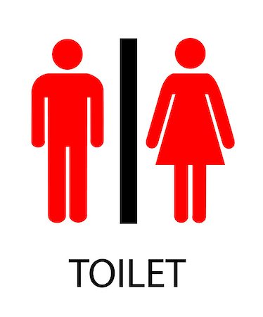 simsearch:700-00659685,k - Women's and Men's Toilets Photographie de stock - Aubaine LD & Abonnement, Code: 400-08962700
