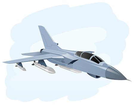 simsearch:400-04288052,k - Vector illustration of a flying war plane Stock Photo - Budget Royalty-Free & Subscription, Code: 400-08963209