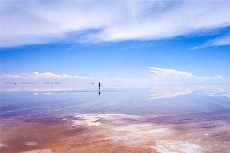Salar de Uyuni salt flats desert, Andes Altiplano, Bolivia Stock Photo - Budget Royalty-Free & Subscription, Code: 400-08963341