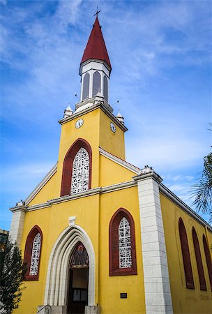 simsearch:400-09223812,k - Cathedral of Our Lady of the Immaculate Conception of Papeete, Tahiti island, french Polynesia Stock Photo - Budget Royalty-Free & Subscription, Code: 400-08963366
