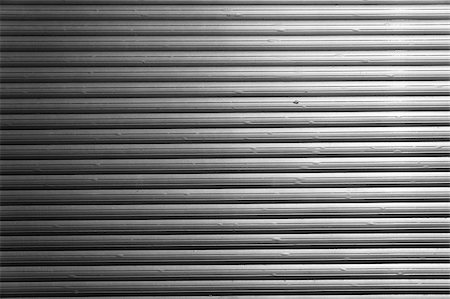 Roller shutters metal texture. Abstract black and white background. Stock Photo - Budget Royalty-Free & Subscription, Code: 400-08974647
