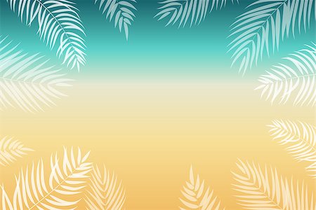 single coconut tree picture - Beautifil Palm Tree Leaf  Silhouette Background Vector Illustration EPS10 Stock Photo - Budget Royalty-Free & Subscription, Code: 400-08975609