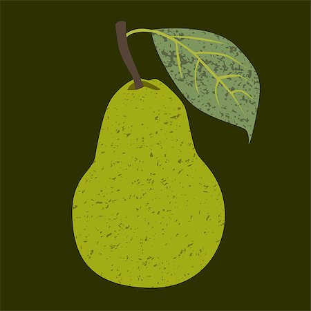 Fruit pear clip art, vector Photographie de stock - Aubaine LD & Abonnement, Code: 400-08976502