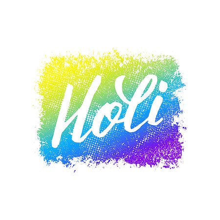 fun happy colorful background images - Colorful artistic badge with text for Holi festival decoration. Vector banner design for celebration of traditional Indian spring holiday. Foto de stock - Super Valor sin royalties y Suscripción, Código: 400-08977017