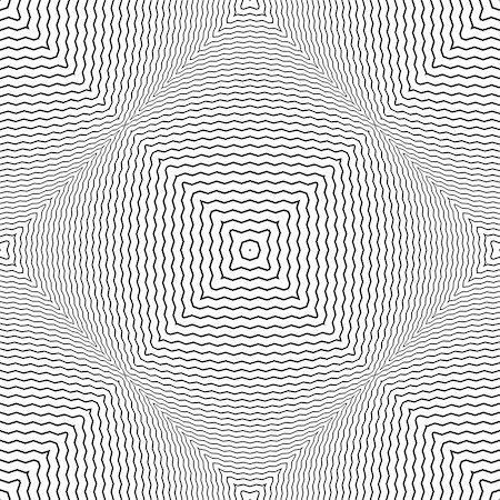 simsearch:400-08409083,k - Seamless checked convex pattern. Zigzag lines texture. Vector art. Photographie de stock - Aubaine LD & Abonnement, Code: 400-08977010