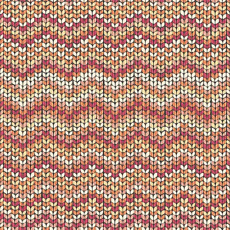 simsearch:400-07250489,k - Knitting pattern, zigzag seamless wool background, vector Illustration Foto de stock - Super Valor sin royalties y Suscripción, Código: 400-08977601