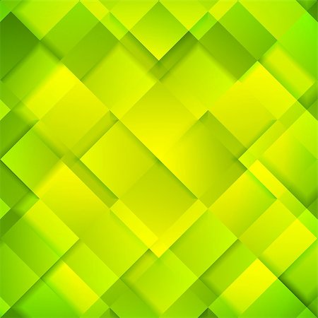 simsearch:400-08978821,k - Abstract bright green squares background. Vector geometric technology graphic design Foto de stock - Super Valor sin royalties y Suscripción, Código: 400-08978833