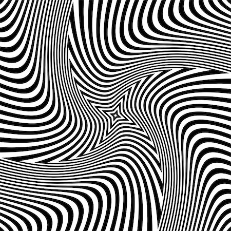 simsearch:400-07052693,k - Rotation torsion illusion. Abstract op art design. Vector art. Stock Photo - Budget Royalty-Free & Subscription, Code: 400-08979387