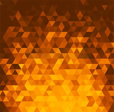 simsearch:400-06074044,k - Vector orange Abstract color mosaic background with triangles Stock Photo - Budget Royalty-Free & Subscription, Code: 400-08980679