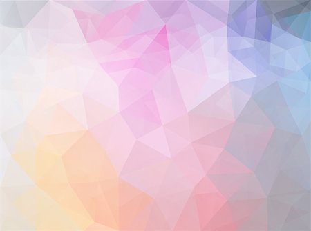 simsearch:400-08502107,k - Pink blue vector background, polygonal pattern, triangular modern illustration, light mosaic artwork Foto de stock - Super Valor sin royalties y Suscripción, Código: 400-08981417