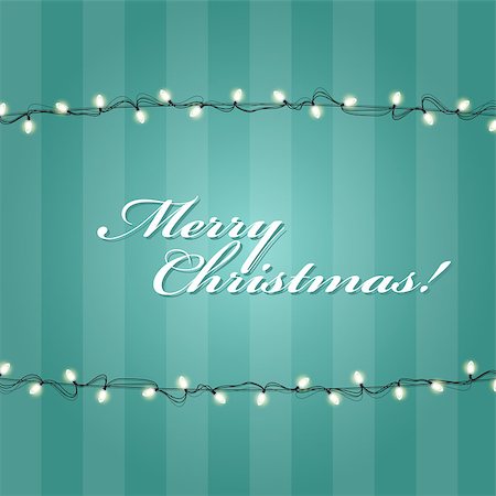 simsearch:400-08676989,k - Christmas Lights garlands frame - festive lights Foto de stock - Super Valor sin royalties y Suscripción, Código: 400-08981724