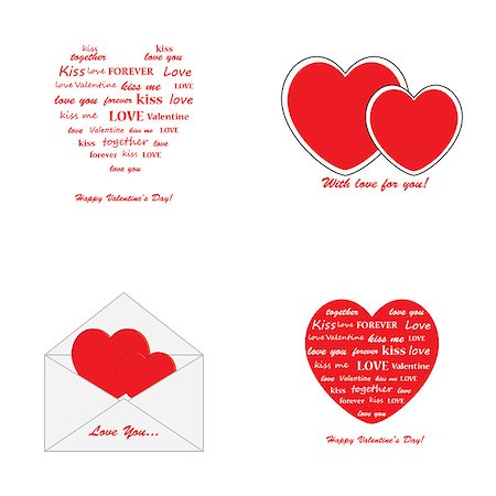 simsearch:400-07265035,k - Valentines Day greeting card in Heart Shape on White Background Stock Photo - Budget Royalty-Free & Subscription, Code: 400-08982065