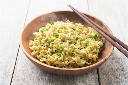 simsearch:400-09225001,k - Cooked Japanese ramen dried noodles with chopsticks on wooden table. Stock Photo - Budget Royalty-Free & Subscription, Code: 400-08996878