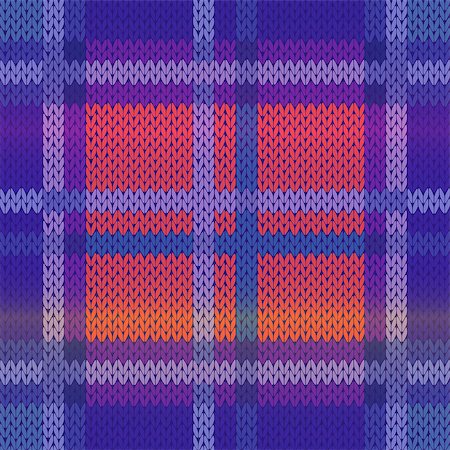 simsearch:400-05370173,k - Seamless knitting vector pattern as a fabric texture mainly in blue, violet and pink hues Foto de stock - Super Valor sin royalties y Suscripción, Código: 400-08997418