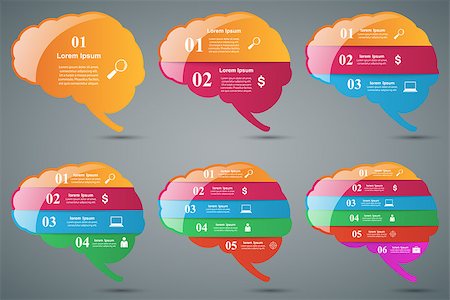 simsearch:400-07578321,k - Brain Infographics origami style Vector illustration. Business icon. Stock Photo - Budget Royalty-Free & Subscription, Code: 400-08997566