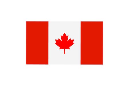 illustration of the national flag of Canada  - the Maple Leaf on white background. Foto de stock - Royalty-Free Super Valor e Assinatura, Número: 400-08997643
