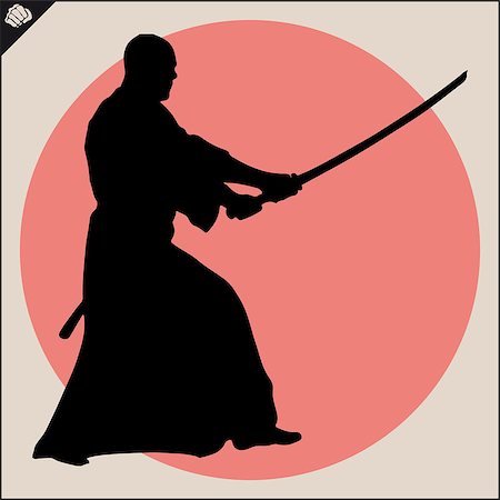simsearch:400-08997729,k - Fighting combat Fighter in kimono dogi taekwondo hapkido Vector EPS Stock Photo - Budget Royalty-Free & Subscription, Code: 400-08997731