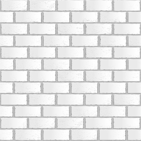 simsearch:400-06094397,k - White old gradient brick seamless background texture. Dark wall light cement seam Photographie de stock - Aubaine LD & Abonnement, Code: 400-08998175